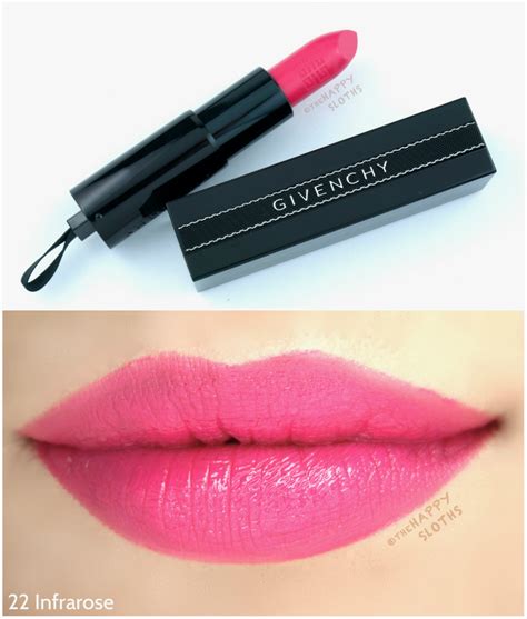 givenchy rouge interdit satin lipstick swatches|givenchy universal black lip balm.